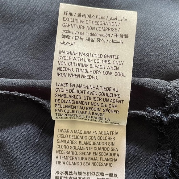 NWOT Style & Co Navy Lace Yoke Dress - Size Small - Picture 5 of 7